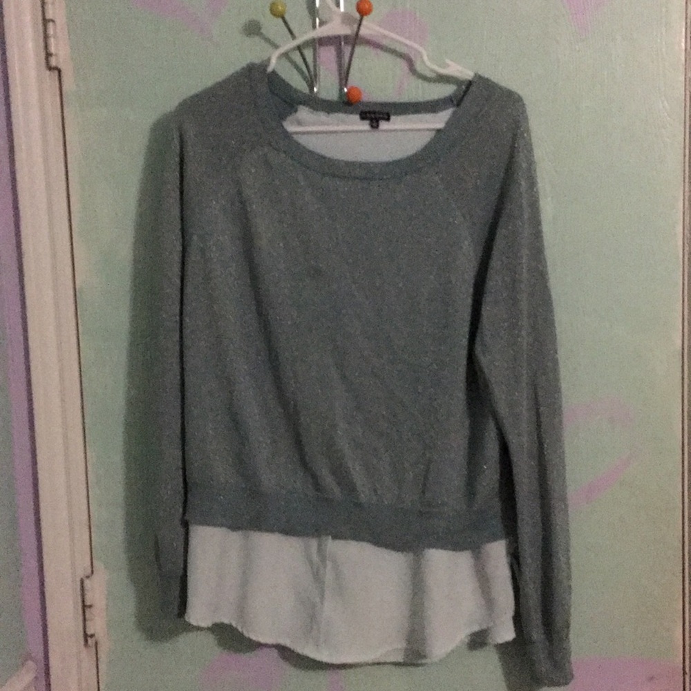 Blue/grey Sparkling Blouse